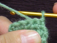 引き抜き編み１